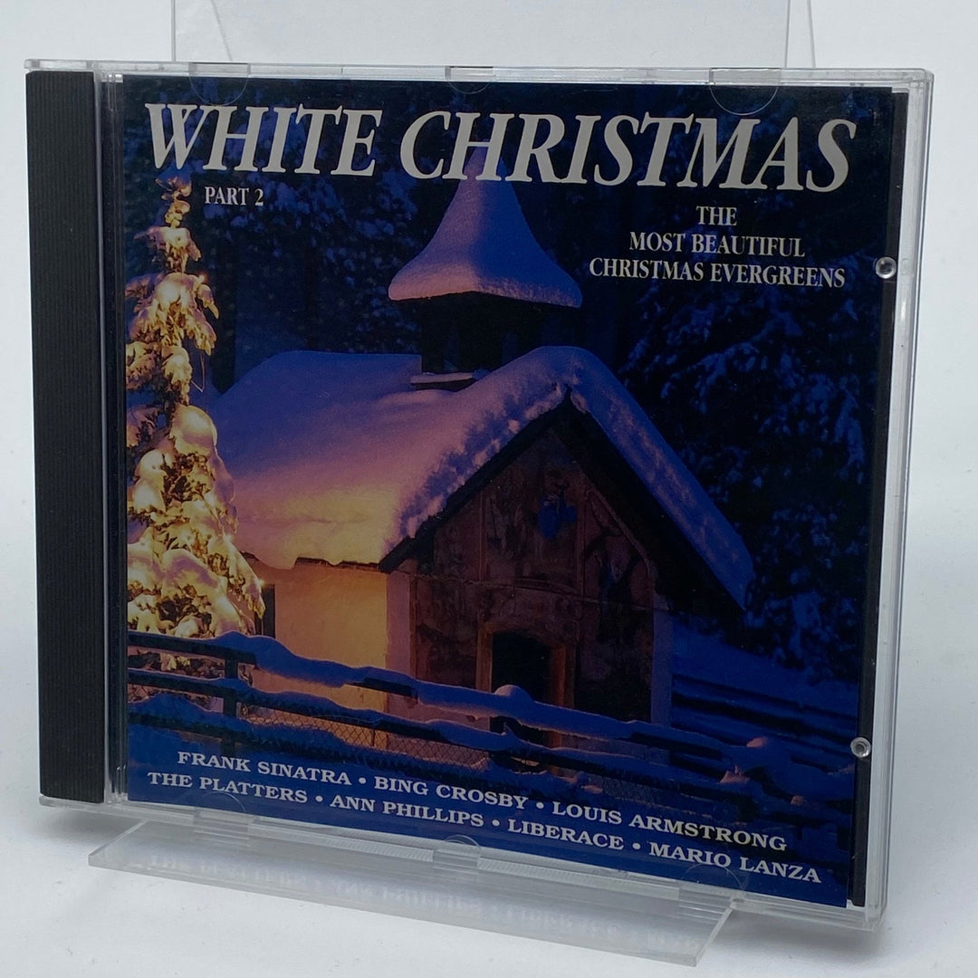 Vit Julskiva med Klassiska Evergreens - Homy Secondhand Online