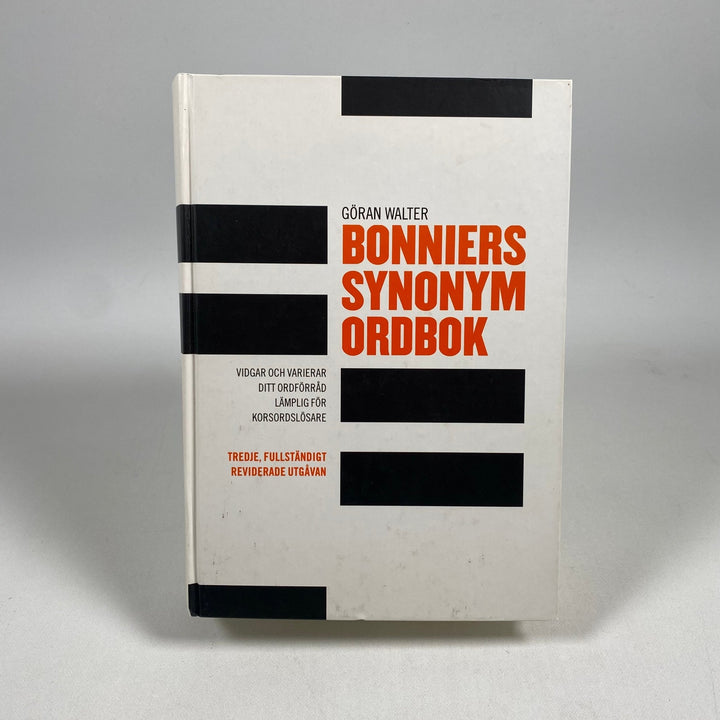 Bonniers Synonymordbok Third Fullständigt Reviderade Upplagan - Homy Secondhand Online