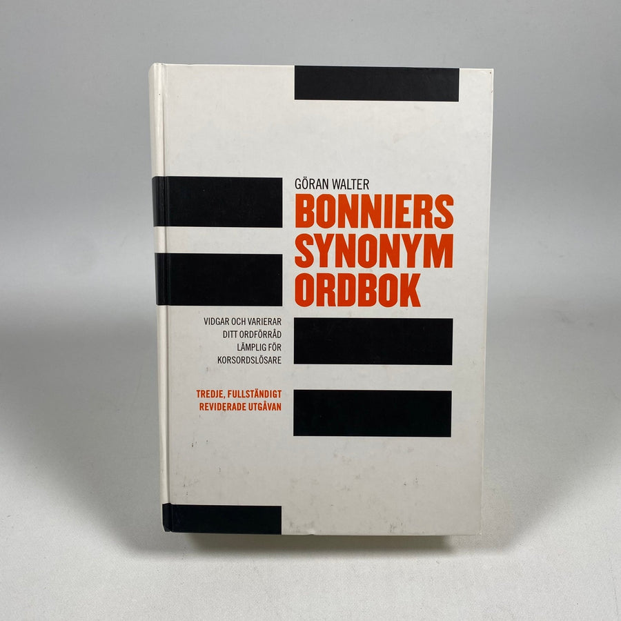 Bonniers Synonymordbok Third Fullständigt Reviderade Upplagan - Homy Secondhand Online