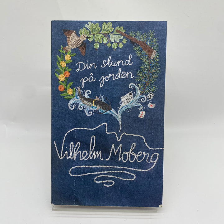 Unik broderad bok av Vilhelm Moberg