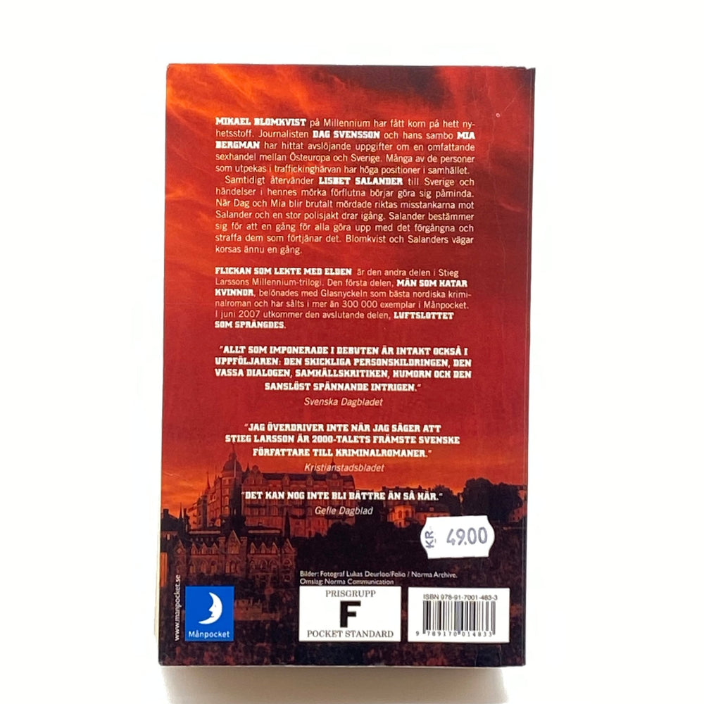 Stieg Larsson Flickan som lekte med elden Pocket - Homy Secondhand Online