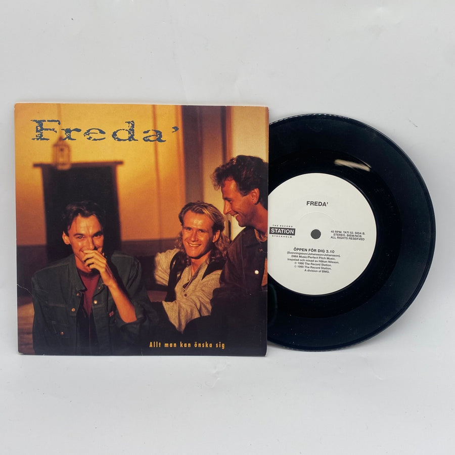 Freda' Vinylsingel "Allt man kan önska sig" - Homy Secondhand Online