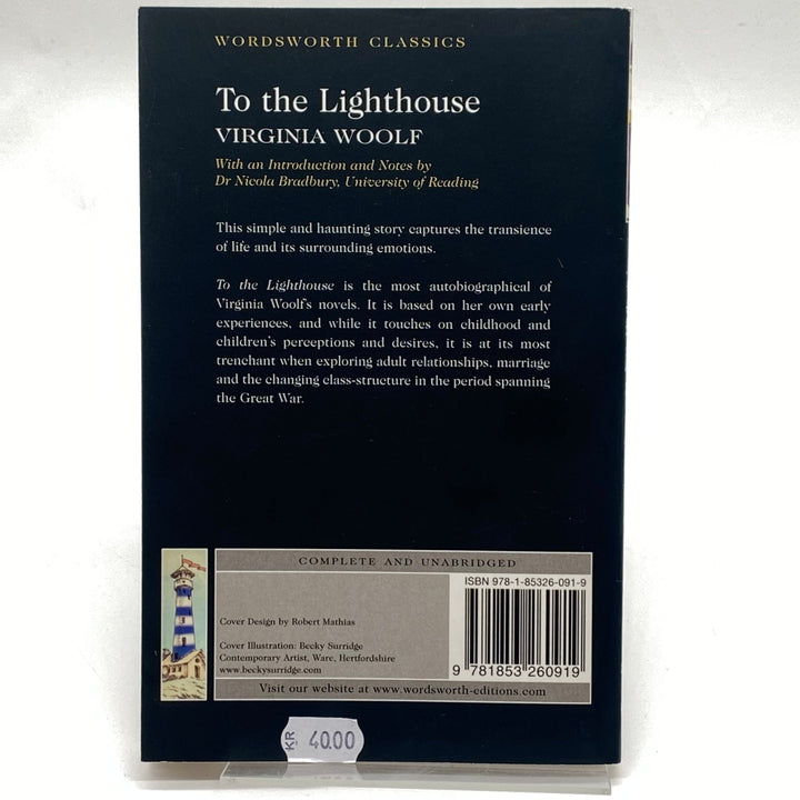 Virginia Woolf Till Fyren klassisk roman - Homy Secondhand Online
