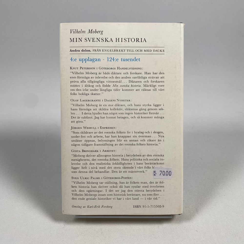 Svensk Historia av Vilhelm Moberg - Inbunden - Homy Secondhand Online