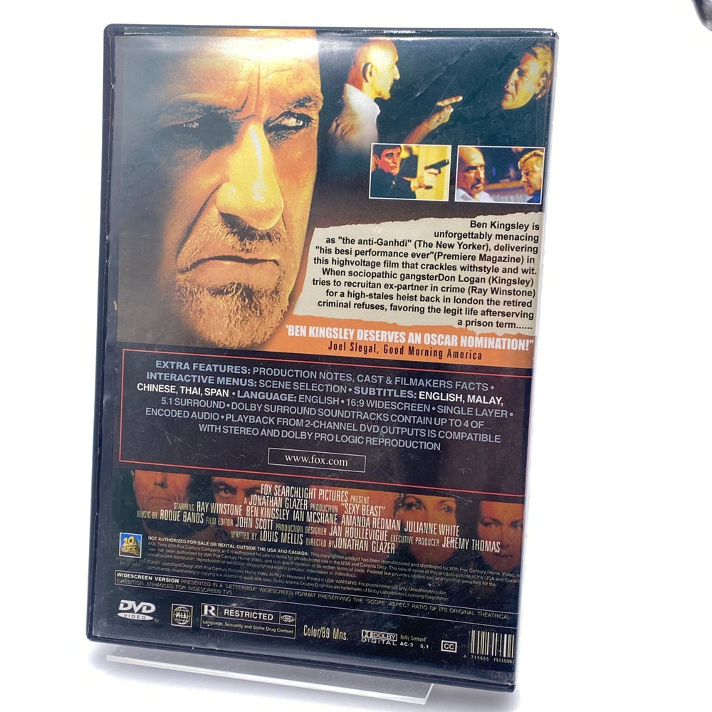 Sexy Beast DVD Collector's Edition Widescreen - Homy Secondhand Online