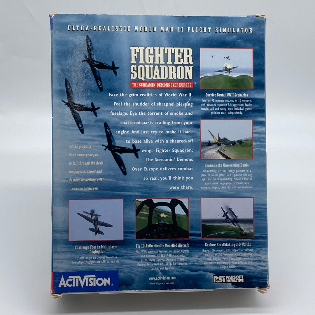 Fighter Squadron Vintage PC-spel Retro