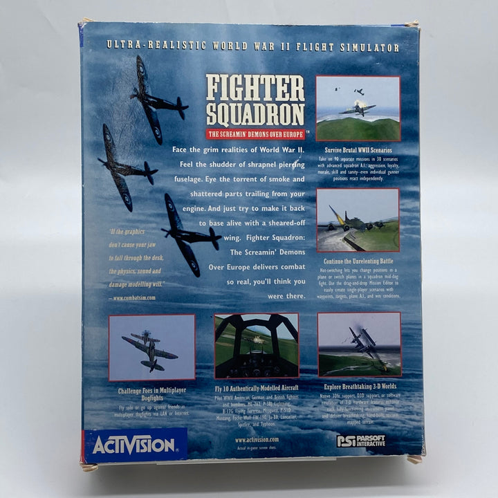 Fighter Squadron Vintage PC-spel Retro