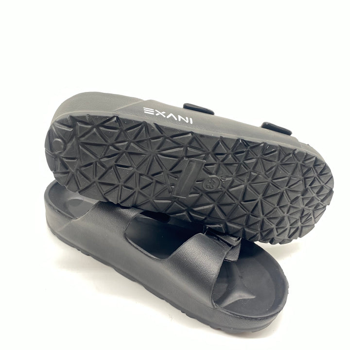 Eleganta svarta sandaler Exani storlek 43