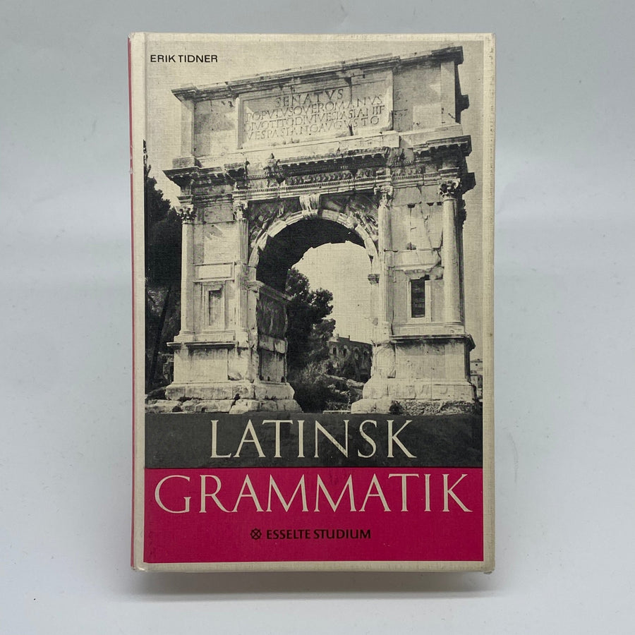 Latinsk Grammatik av Erik Tidner - Esselte Studium - Homy Secondhand Online