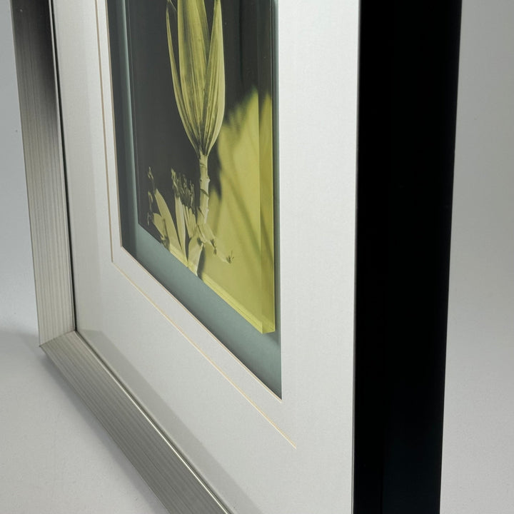 Elegant Blomma i Stilren Ram – Inramad Konst Fotografi - Homy Secondhand Online