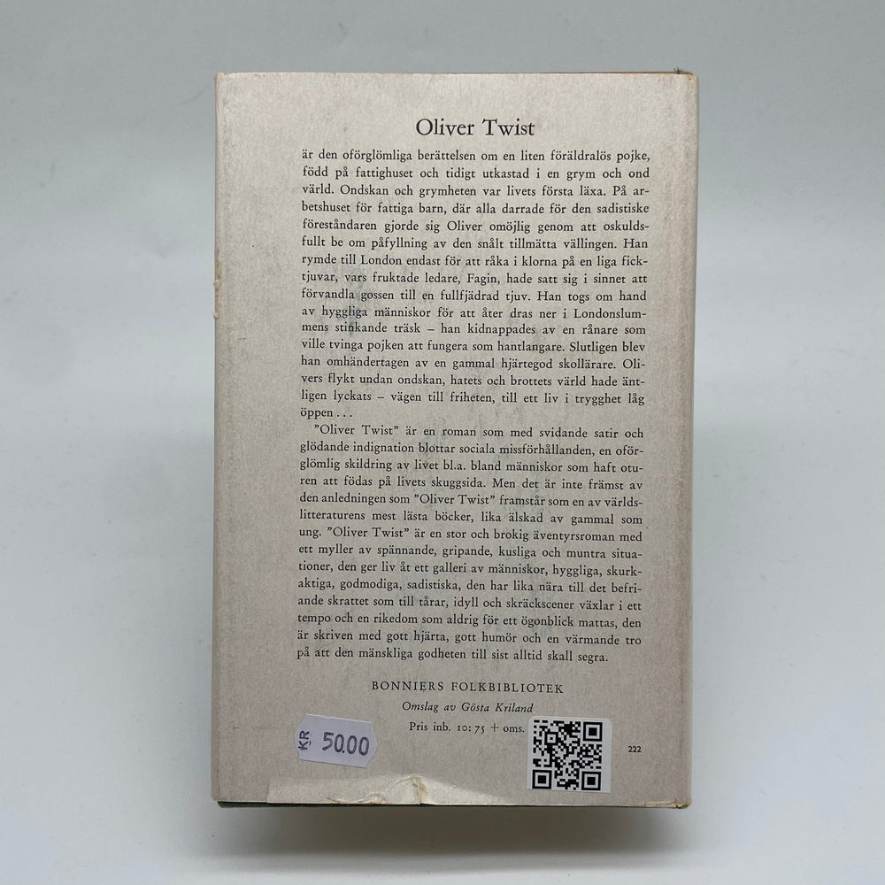 Klassisk Roman: Oliver Twist av Charles Dickens - Homy Secondhand Online