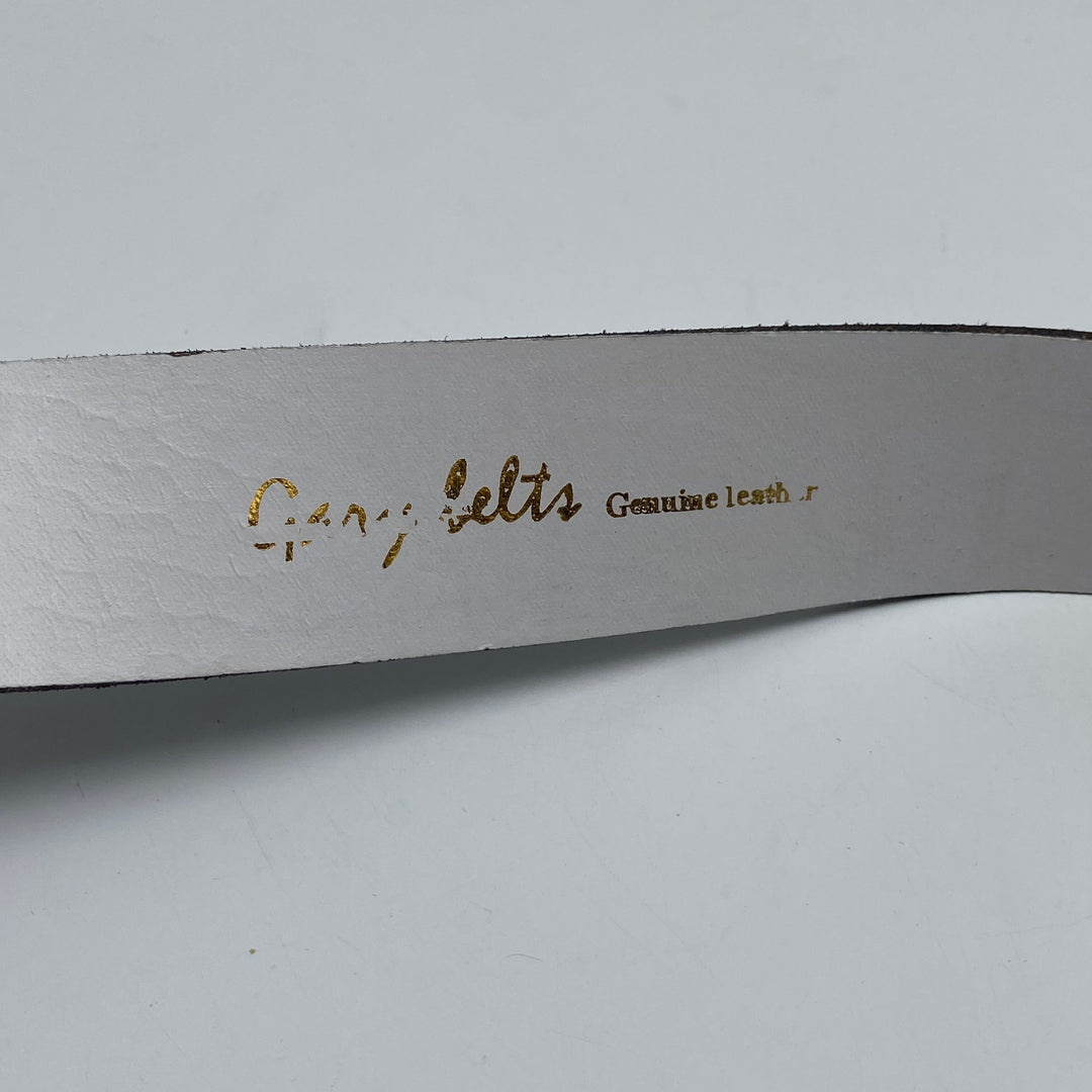 Retro äkta läderbälte Camp Belts