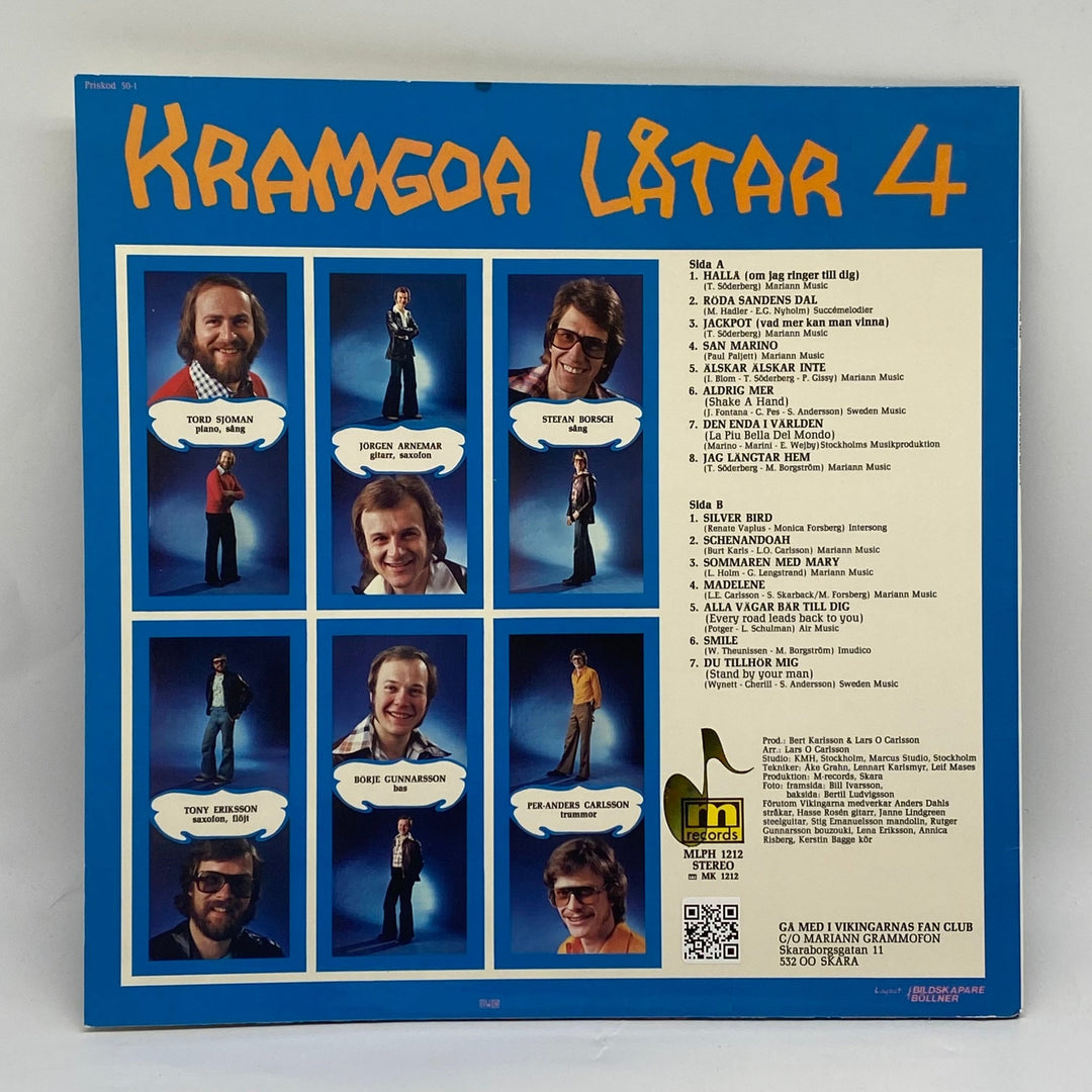 Vikingarna Kramgoa Låtar 4 Vinylskiva - Homy Secondhand Online