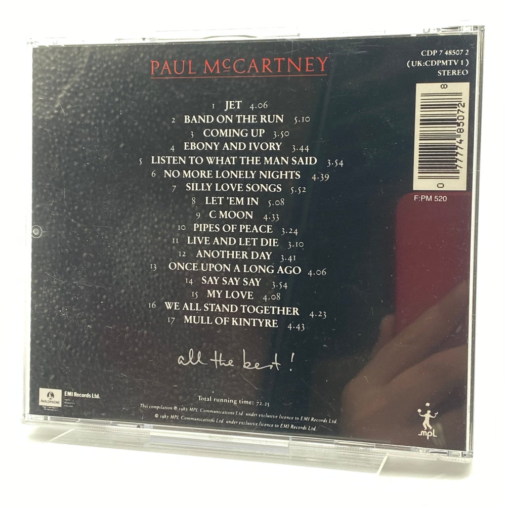 Paul McCartney CD - samling – "All the Best!" Hits - Homy Secondhand Online