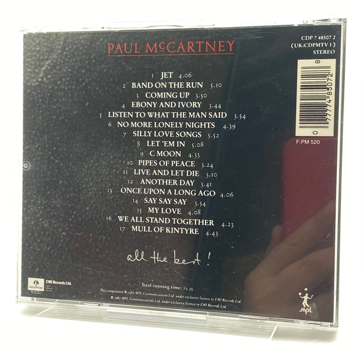 Paul McCartney CD - samling – "All the Best!" Hits - Homy Secondhand Online