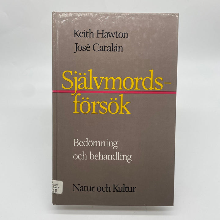 Självmordsförsök - Bedömning, Behandling, Expertkunskap - Homy Secondhand Online
