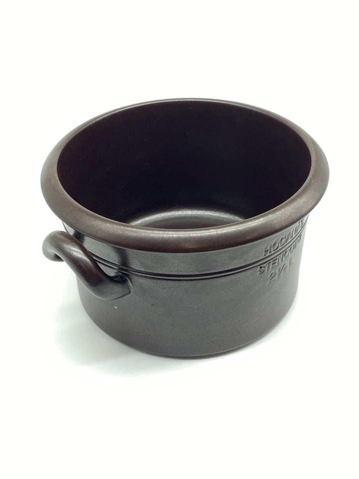Höganäs svart stengodsgryta 2,5L - Homy Secondhand Online