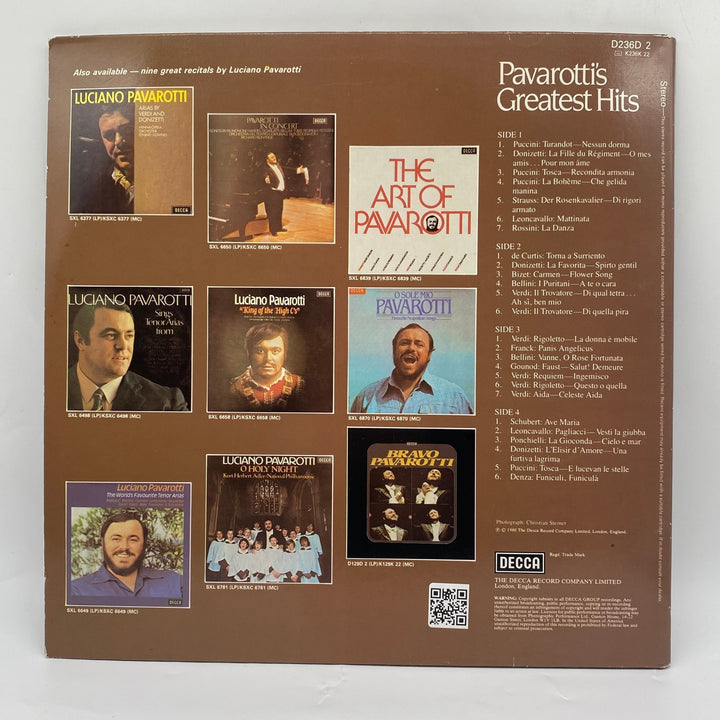 Pavarottis Största Hits Samling på Vinyl - Homy Secondhand Online