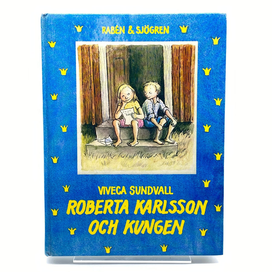 Blå barnbok Roberta Karlsson och kungen - Homy Secondhand Online