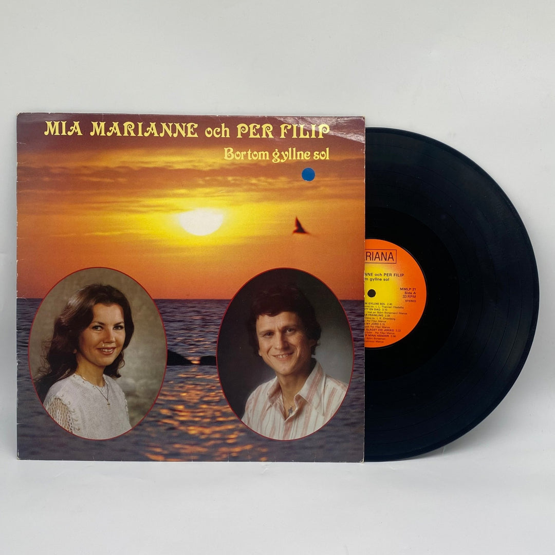 Vinylskiva Mia Marianne och Per Filip - Bortom gyllne sol - Homy Secondhand Online