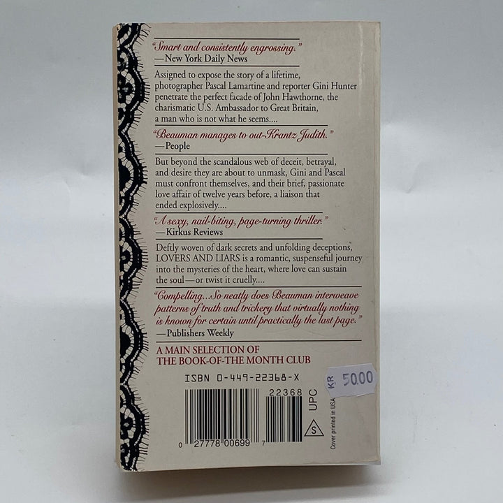 Sally Beauman "Lovers and Liars" bästsäljande roman - Homy Secondhand Online