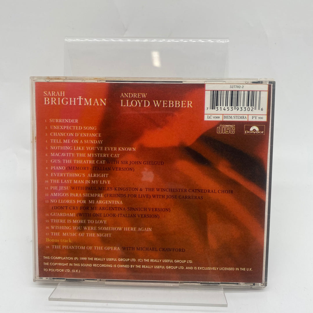 Surrender CD av Sarah Brightman och Lloyd Webber