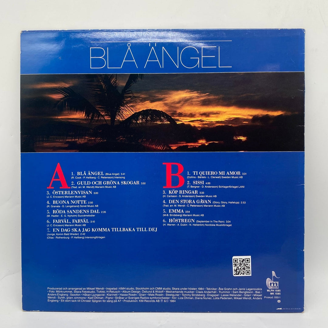 Maj - Britt & Palomaz - Blå Ängel Vinylskiva - Homy Secondhand Online
