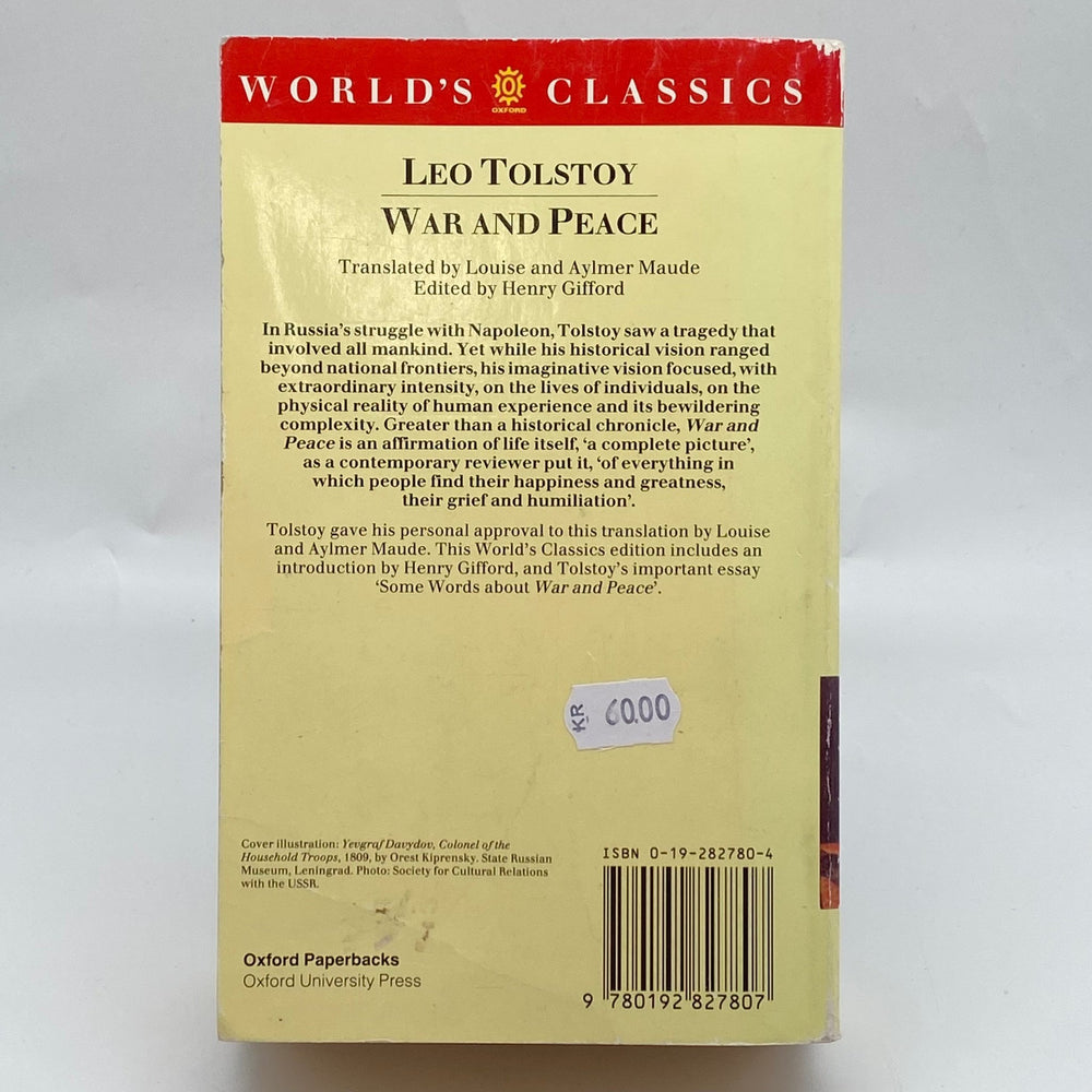War and Peace - Leo Tolstojs - Homy Secondhand Online