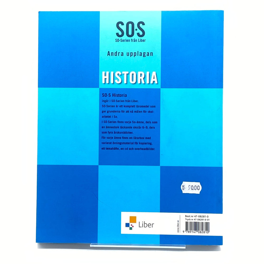 Historia SOS Andra Upplagan Ämnesboken Liber - Homy Secondhand Online
