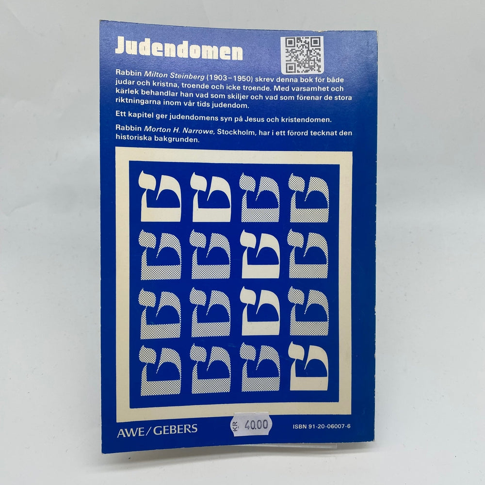 Milton Steinberg - Judendomen: Idéer och Tro - Homy Secondhand Online