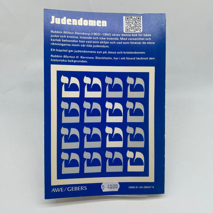 Milton Steinberg - Judendomen: Idéer och Tro - Homy Secondhand Online