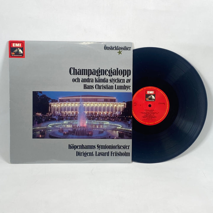 Retro vinylskiva Champagnegalopp av Hans Christian Lumbye