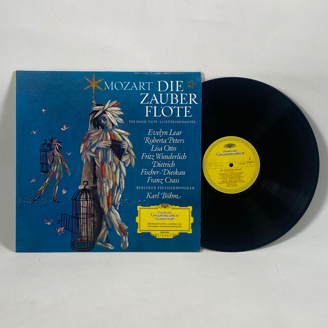 Mozarts Die Zauberflöte vinyl retro klassisk