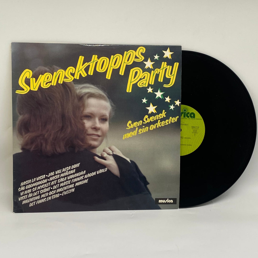 Svensktopps Party Vinylskiva med Sven Svensk - Homy Secondhand Online