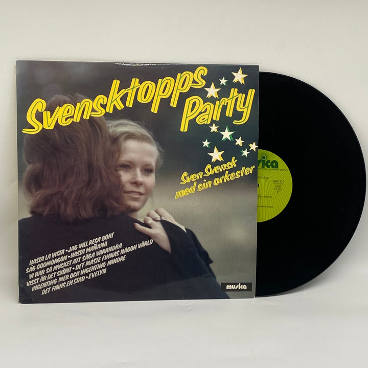 Svensktopps Party Vinylskiva med Sven Svensk - Homy Secondhand Online