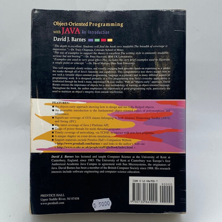Java programmeringsbok av David J. Barnes - Homy Secondhand Online