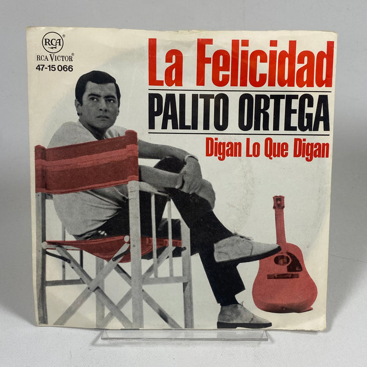 Retro Vinylsingel La Felicidad Palito Ortega