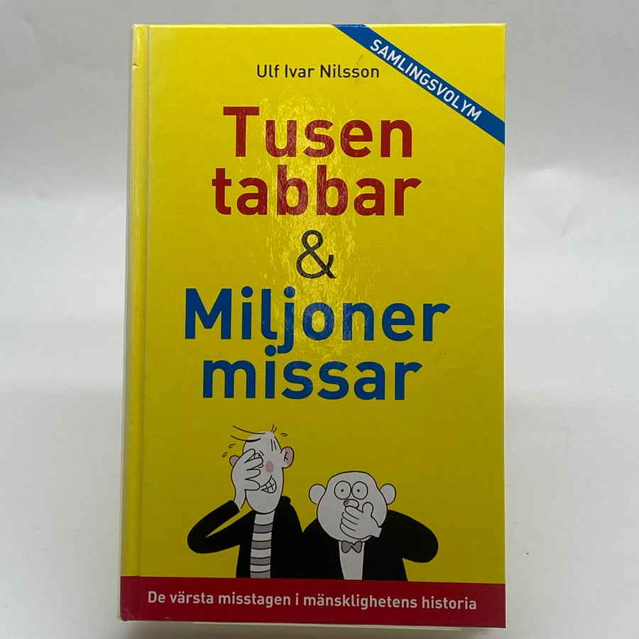 Gul bok "Tusen tabbar & Miljoner missar" - Homy Secondhand Online