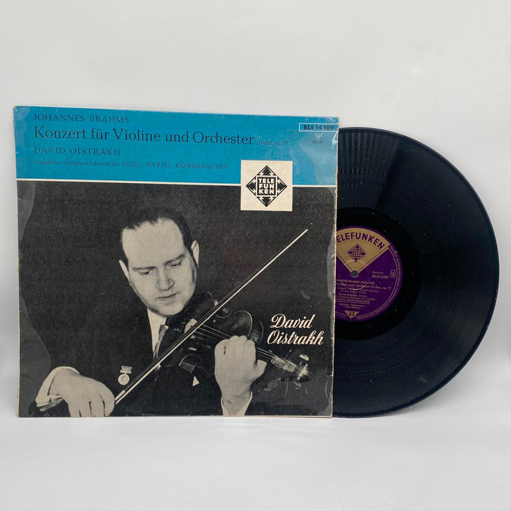 Brahms Violinkonsert med David Oistrakh Vinyl - Homy Secondhand Online