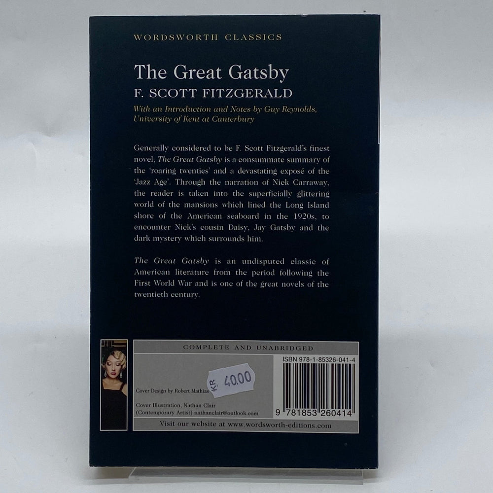 Klassisk Roman The Great Gatsby Fitzgerald - Homy Secondhand Online