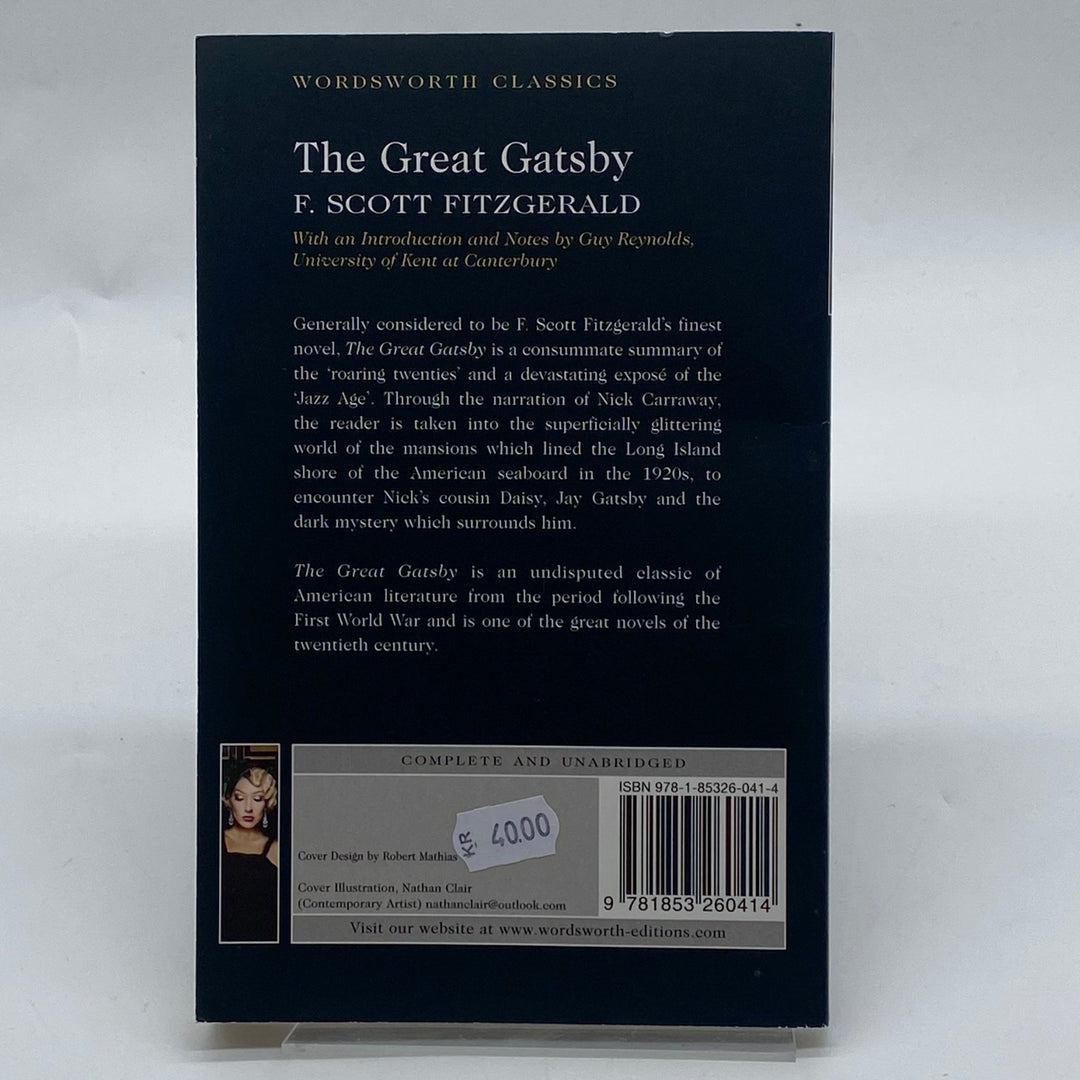 Klassisk Roman The Great Gatsby Fitzgerald - Homy Secondhand Online