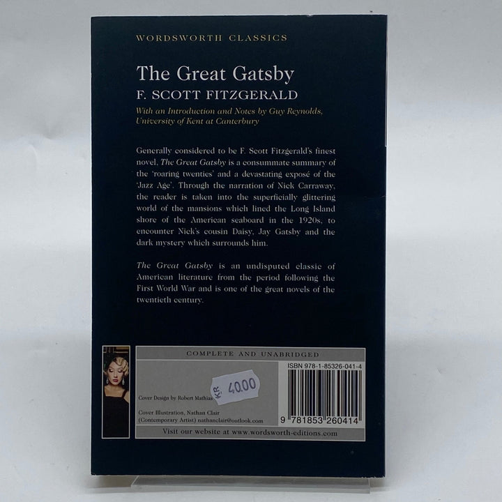 Klassisk Roman The Great Gatsby Fitzgerald - Homy Secondhand Online