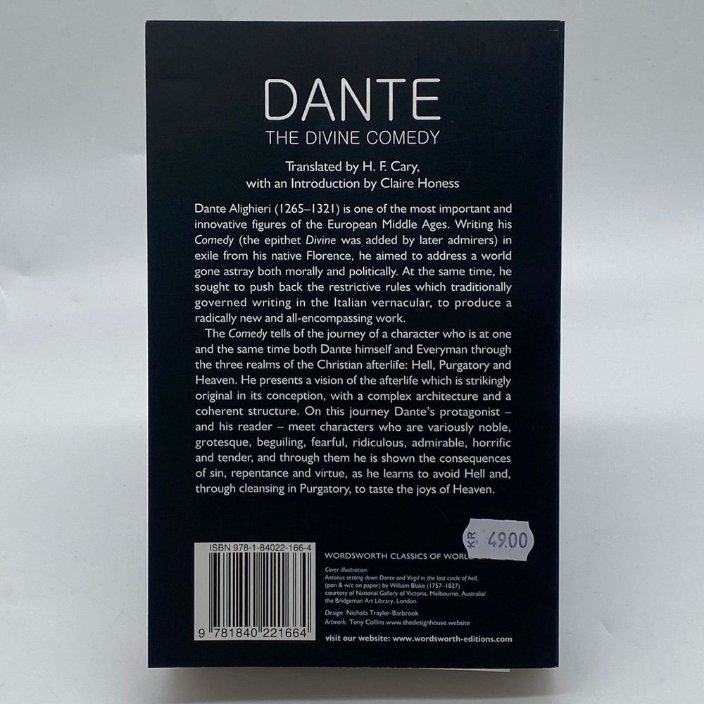 Dantes Den gudomliga komedin bokomslag - Homy Secondhand Online