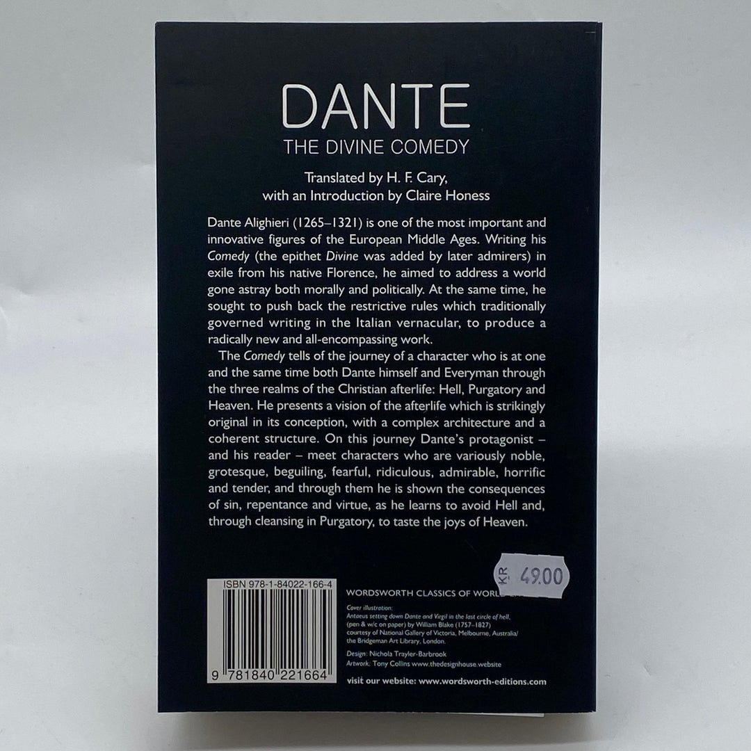 Dantes Den gudomliga komedin bokomslag - Homy Secondhand Online