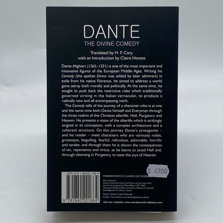 Dantes Den gudomliga komedin bokomslag - Homy Secondhand Online