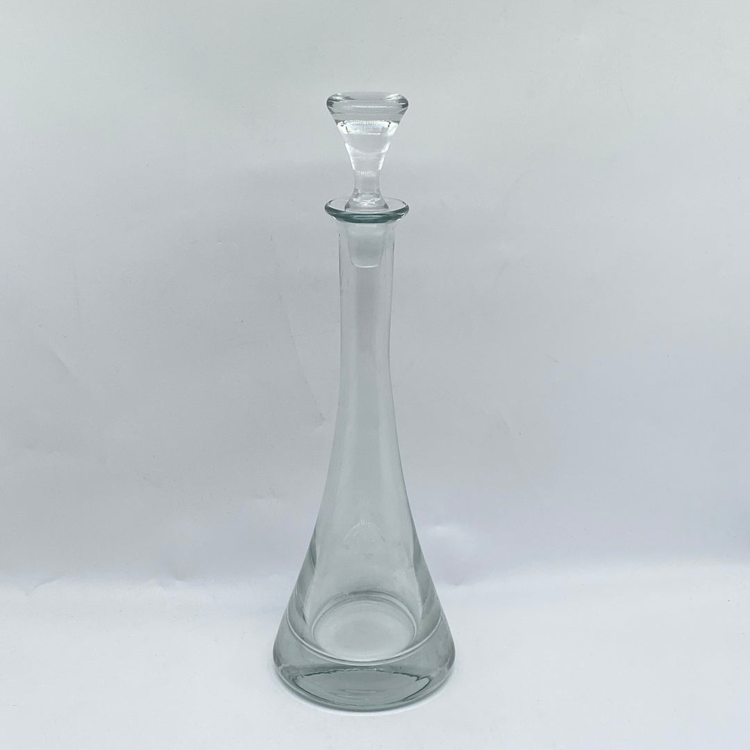 Elegant glaskaraff med smal hals 32 cm