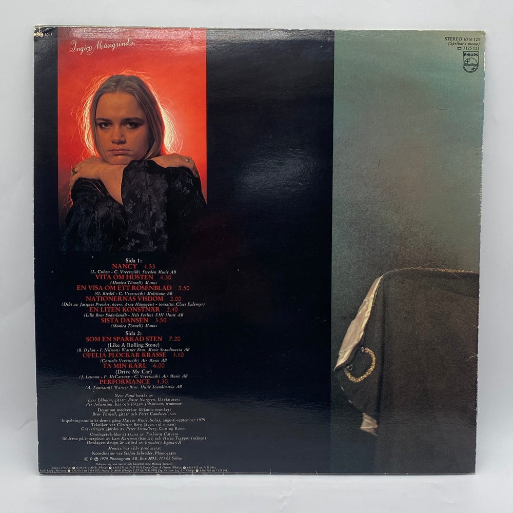Vinylskiva Monica Törnell Ingica 1970 - tal Philips - Homy Secondhand Online