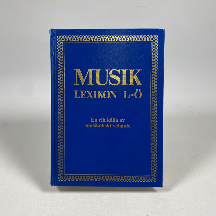 Musiklexikon L - Ö i Blått För Musikälskare - Homy Secondhand Online