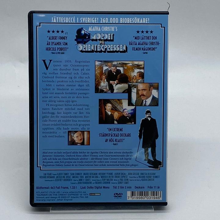 Agatha Christie DVD Mordet på Orientexpressen