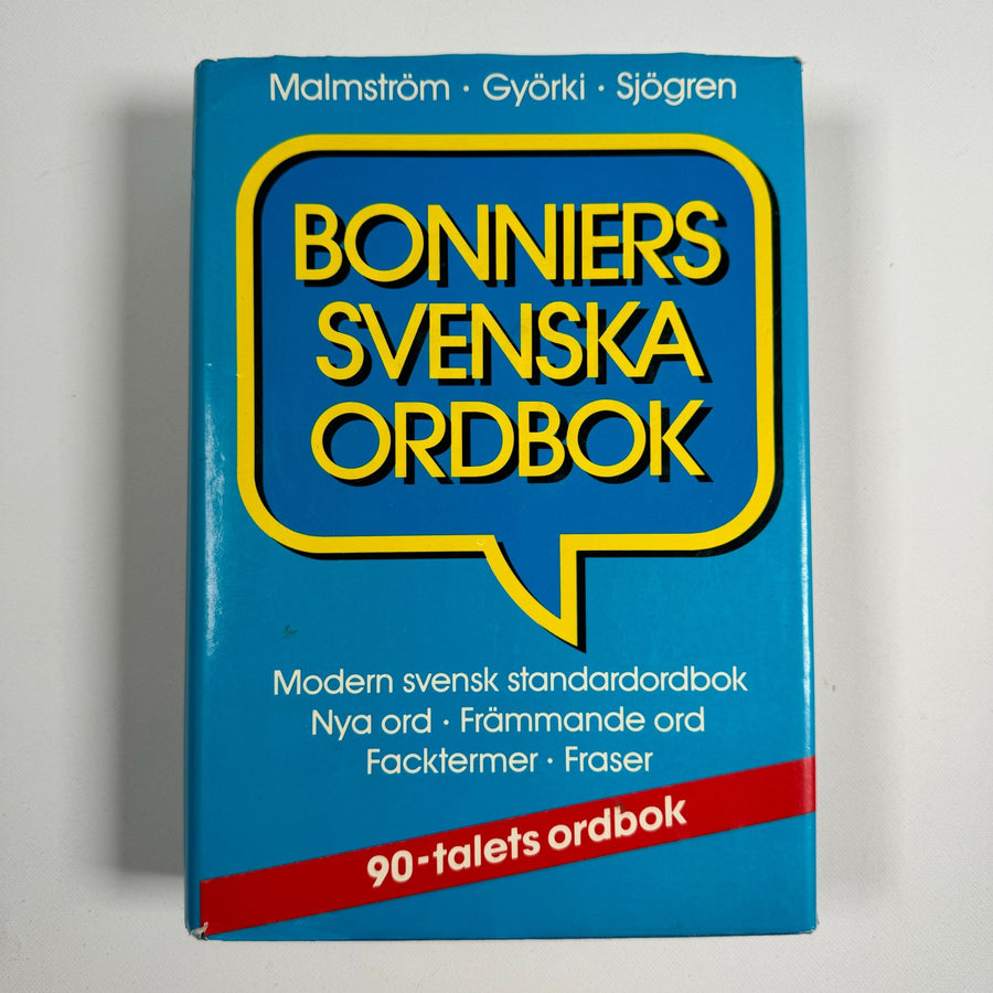 Bonnier's Svenska Ordbok: Modern Standardordbok från 90 - talet - Homy Secondhand Online
